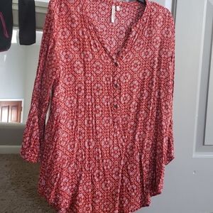 Anthropologie V neck blouse